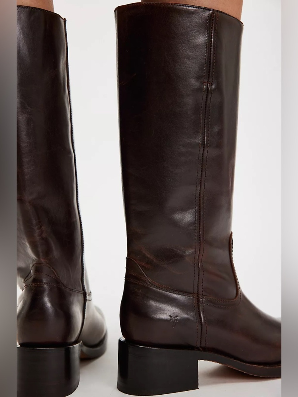 Frye Bourbon Campus 14L Round Toe Women's Boots in Bourbon Brown - Picture 3 of 11